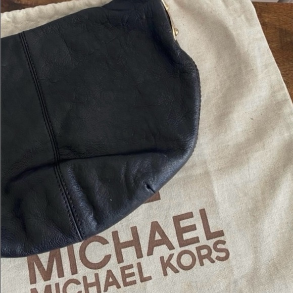 Michael Kors Black Leather Shoulder Bag - Picture 12 of 13